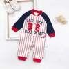 Newborn Baby One-Piece Romper Three-Month Baby Outing Clothes