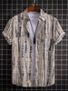 Vintage Shirt Hawaiian Loose Breathable Men's Clothing