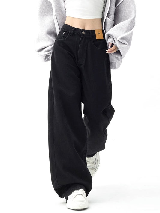 Loose High Waist Slimming Wide Leg Pants