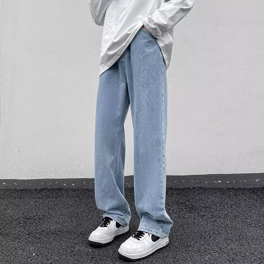 Men's Fashion Loose Straight Casual Trousers