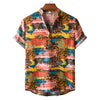 Men's Versatile Casual Linen Floral Shirt