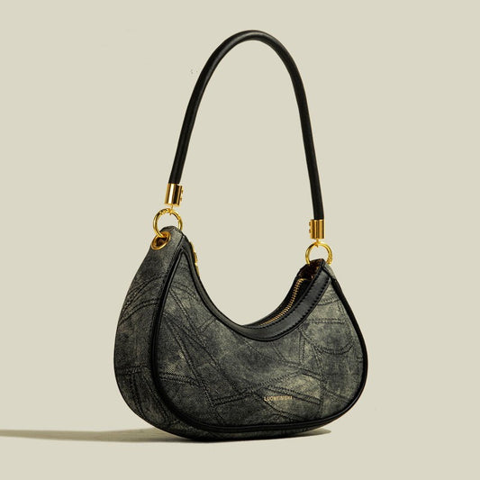 Middle Aged Niche Texture Shoulder Bag