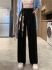 New Wide Leg Pants For Women With Loose And Casual Straight Sleeves