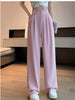 New Wide Leg Pants For Women With Loose And Casual Straight Sleeves