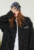 Solid Color Tassel Jacquard Jacket Dark High Street