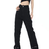 American-style Distressed Heavy Industry Straight Casual Jeans