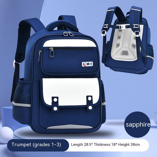 Primary School Student Schoolbag Lightweight Spine-protective Burden Reduction Large Capacity